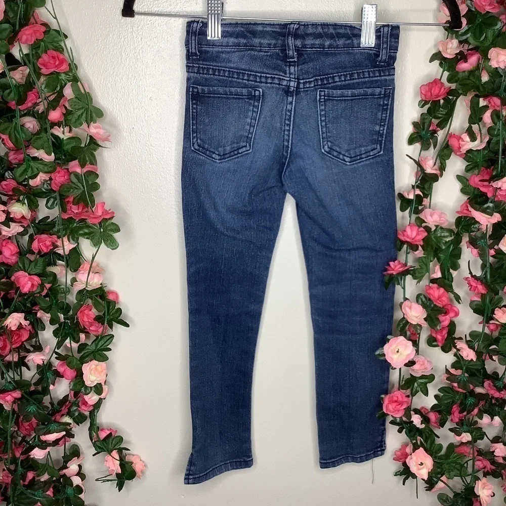 Gymboree Blue Casual Skinny Jeans Girls 5 Walking Comfort Denim